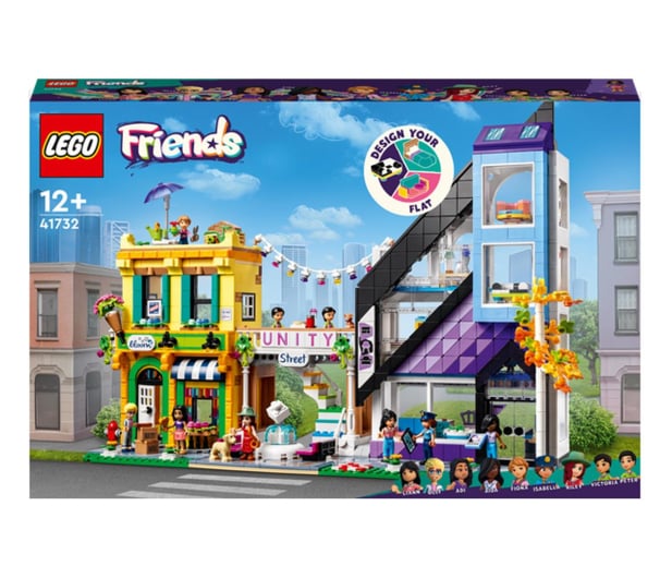 LEGO Friends 41732 Sklep wnętrzarski i kwiaciarnia w śródmieściu - 1091270 - zdjęcie